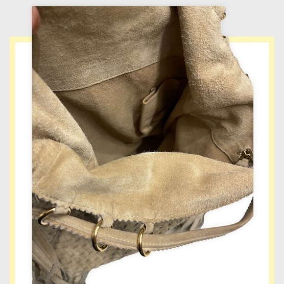 BOTTEGA VENETA Bag Intrecciato Leather Drawstring Woven Authentic - Picture 12 of 15